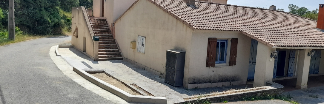 Aménagement de l’entrée de la mairie