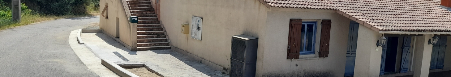 Aménagement de l’entrée de la mairie
