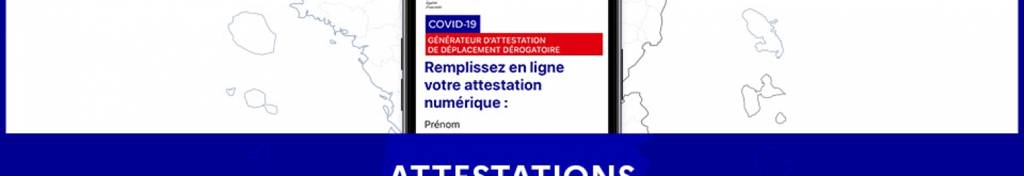 COVID 19: Attestations de Déplacement