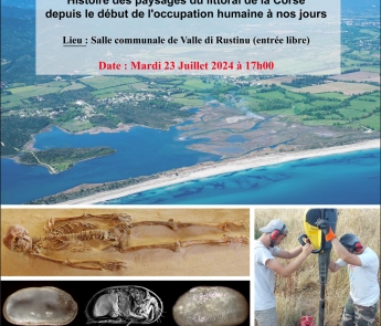 Conférence sur l’Histoire des paysages du littoral de la Corse