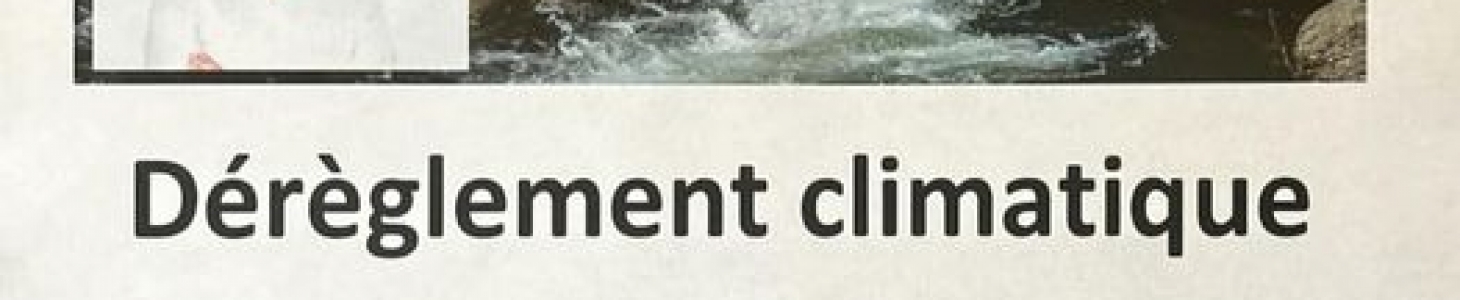 Conférence sur le dérèglement climatique et la gouvernance des eaux