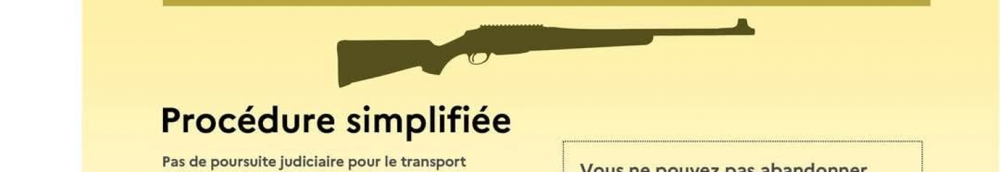 Déposons les armes