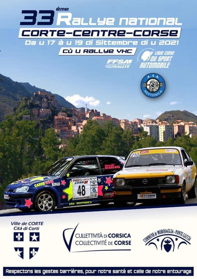 33ème Rallye Corte Centre-Corse